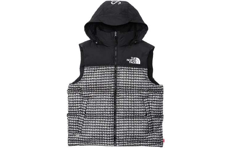 Supreme x The North Face Studded Nuptse Vest Logo