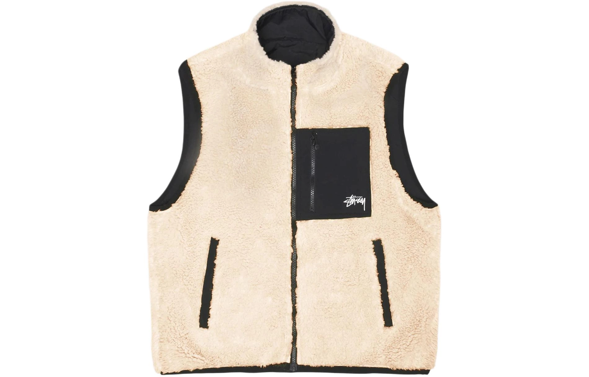Stussy FW23 SHERPA REVERSIBLE VEST