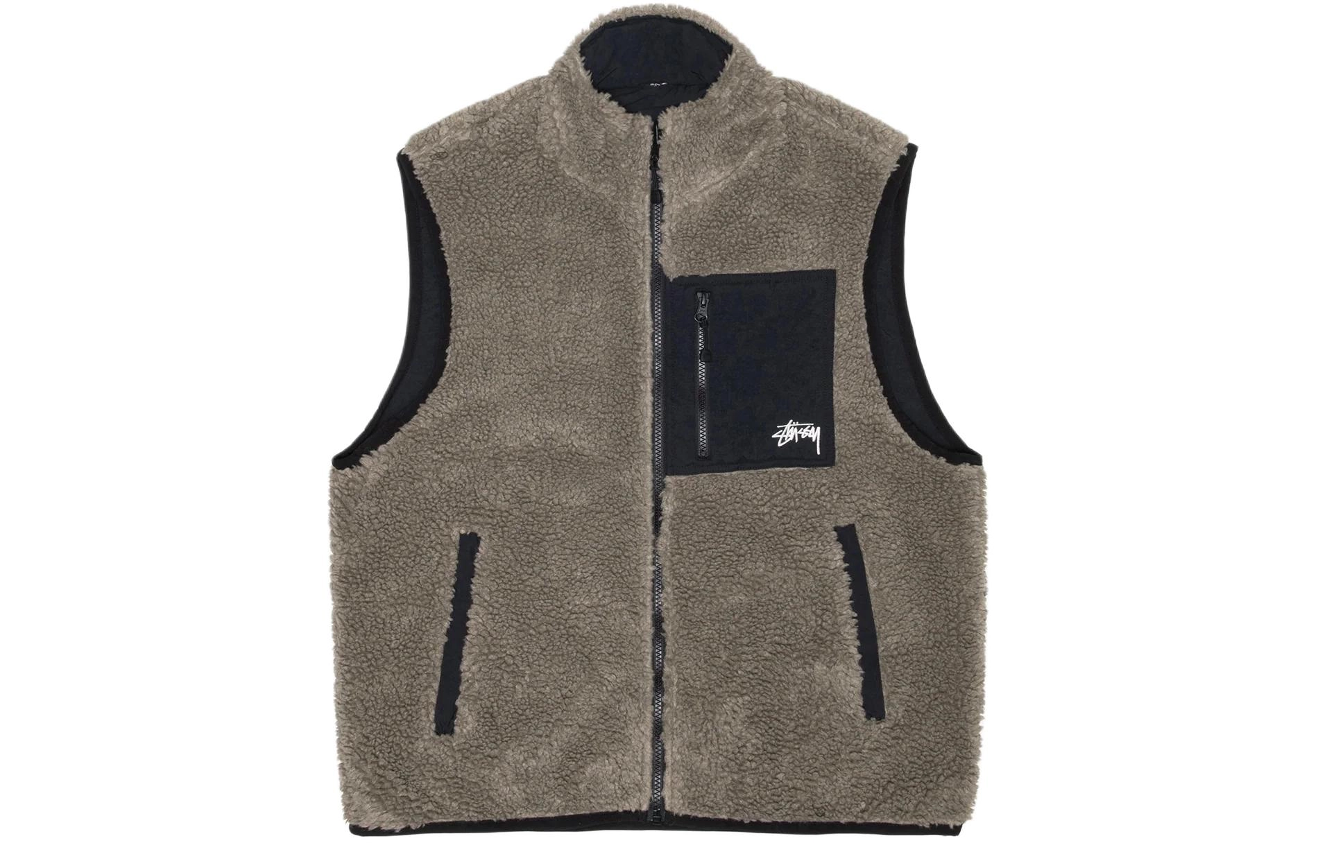 Stussy FW23 SHERPA REVERSIBLE VEST