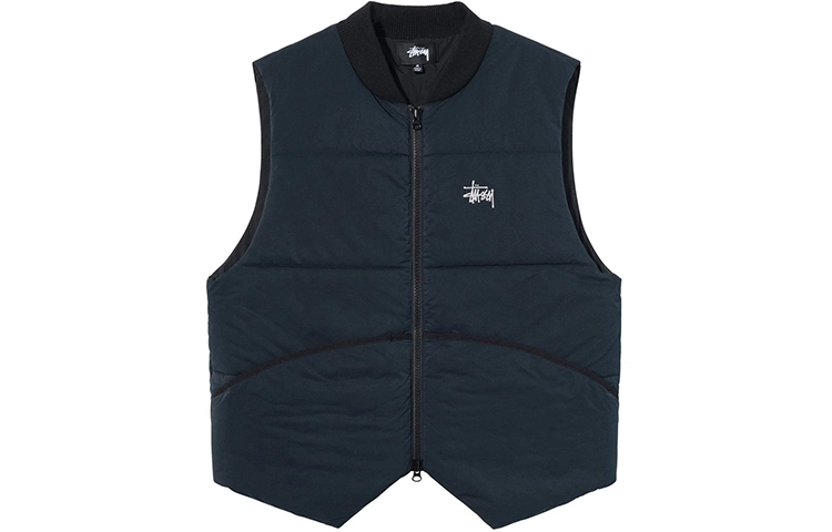 Stussy FW21 Prlmaloft Quilted Vest Logo