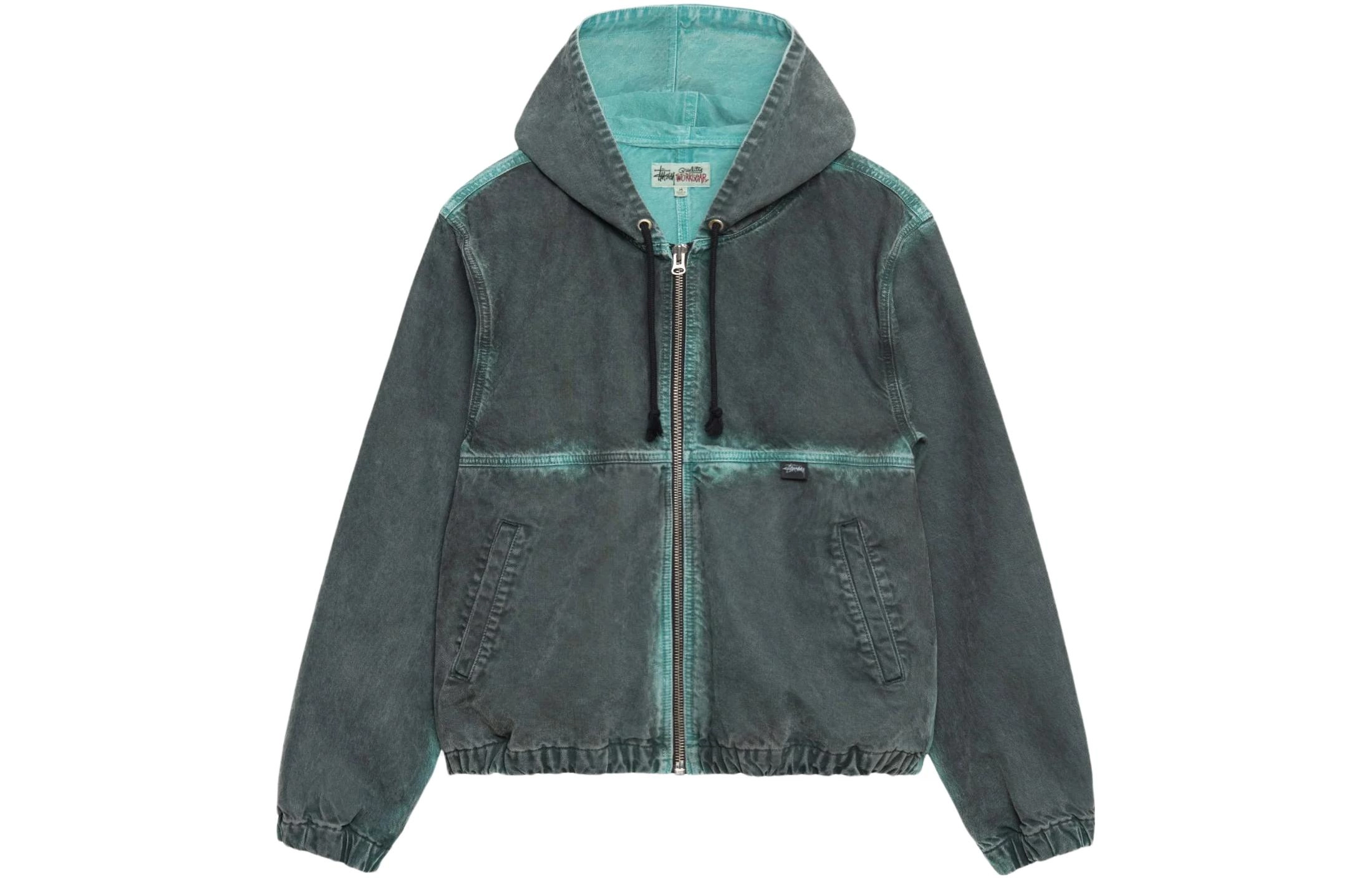 Stussy SS23 Spray Dye Hooded Work Jacket