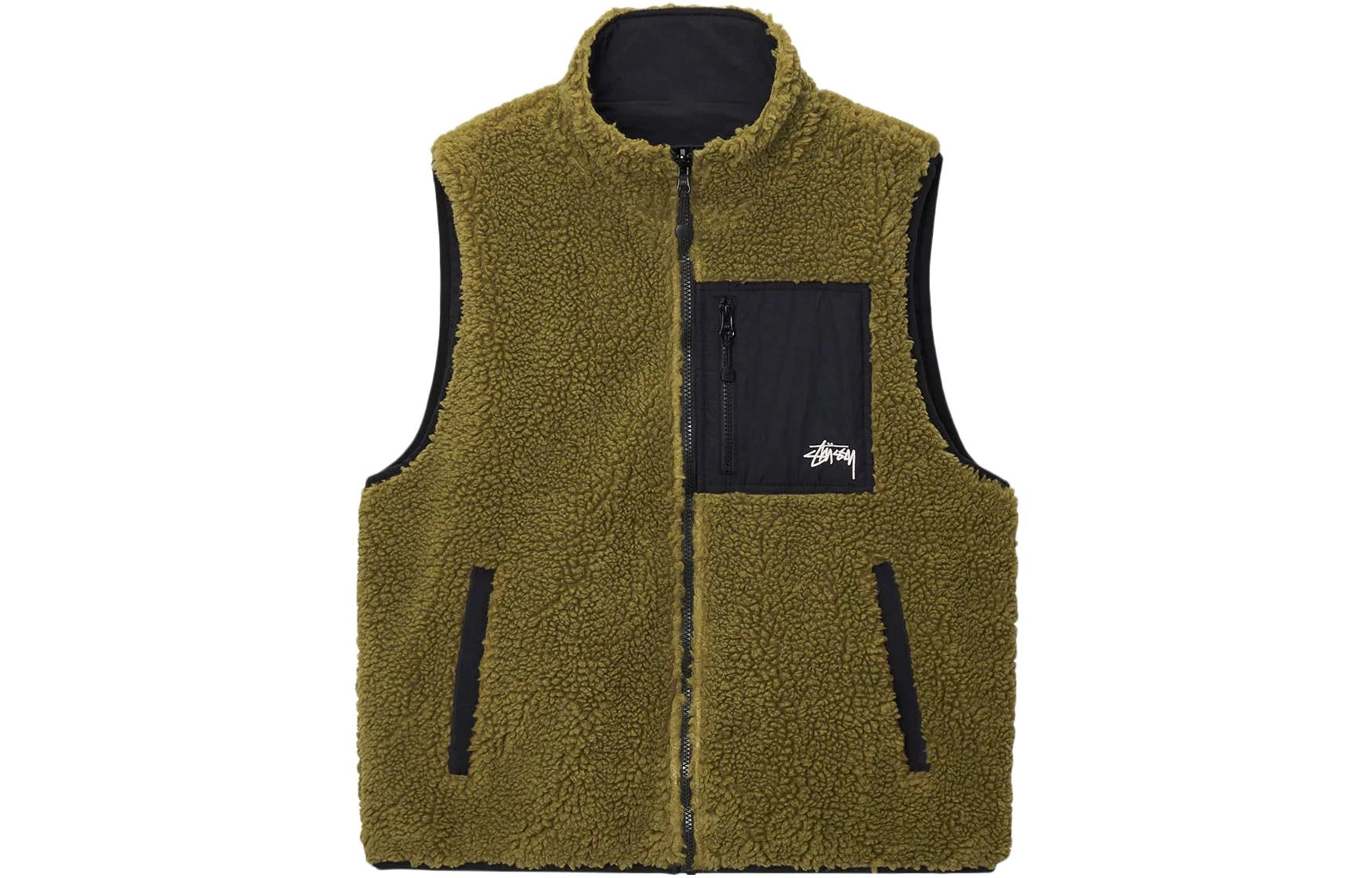 Stussy FW23 SHERPA REVERSIBLE VEST