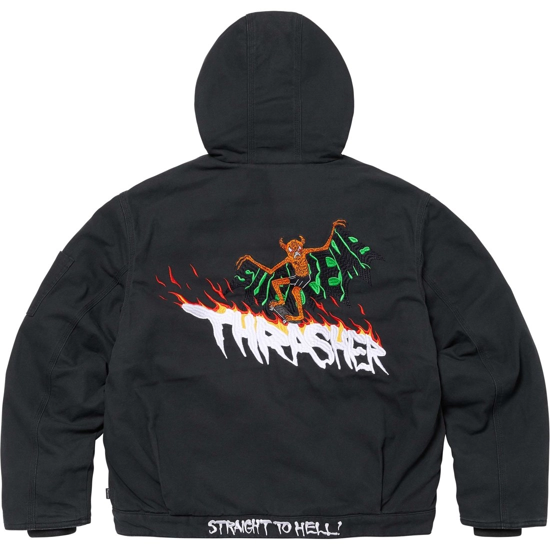Supreme x THRASHER FW24 WEEK6 Hooded Work Jacket