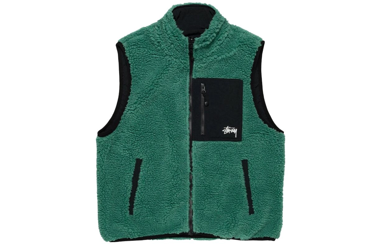 Stussy FW23 SHERPA REVERSIBLE VEST
