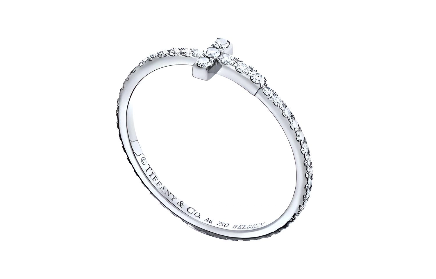TIFFANY CO. Tiffany T 18K 1.5mm