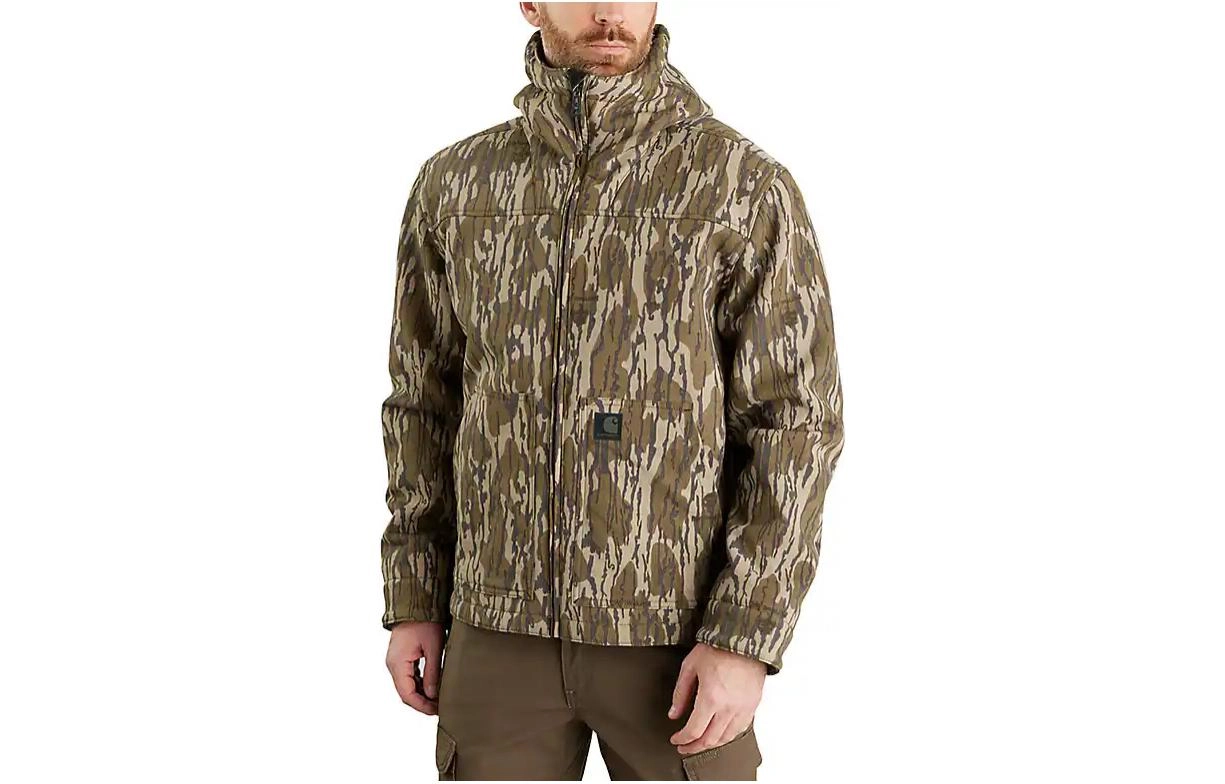 Carhartt 105477 SUPER DUX SHERPA-LINED CAMO ACTIVE JACKET 2 RELAXED FIT Mossy Oak Bottomland Camo