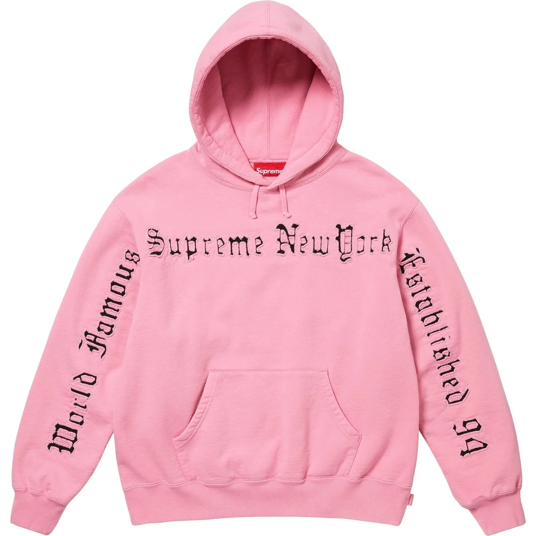 Supreme SS25 Contrast Cutout Hooded Sweatshirt logo