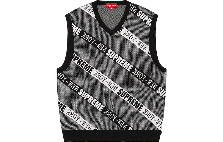Supreme SS22 Week 1 Stripe Sweater Vest V