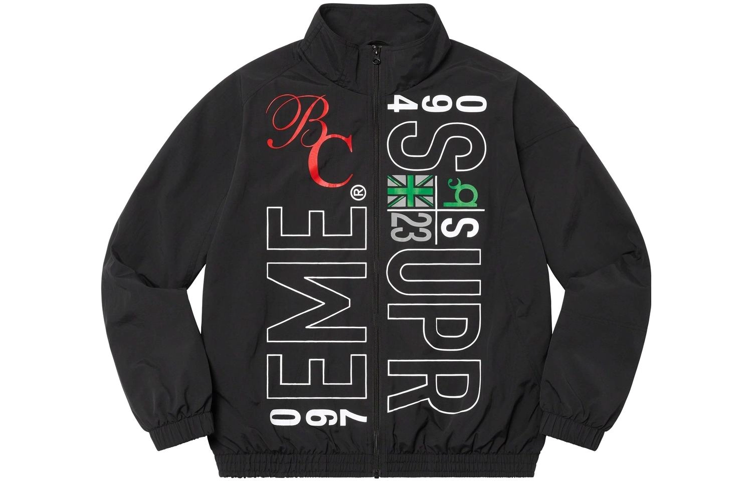 Supreme x BERNADETTE CORPORATION SS23 WEEK13 TRACK JACKET logo