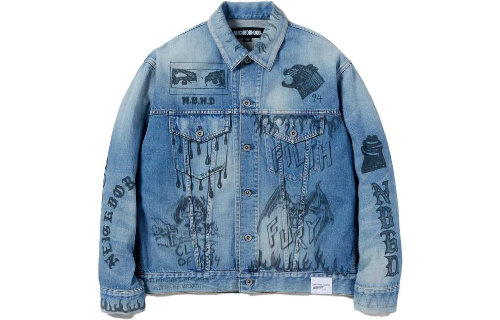 NEIGHBORHOOD FADE DENIM TYPE-3 JACKET