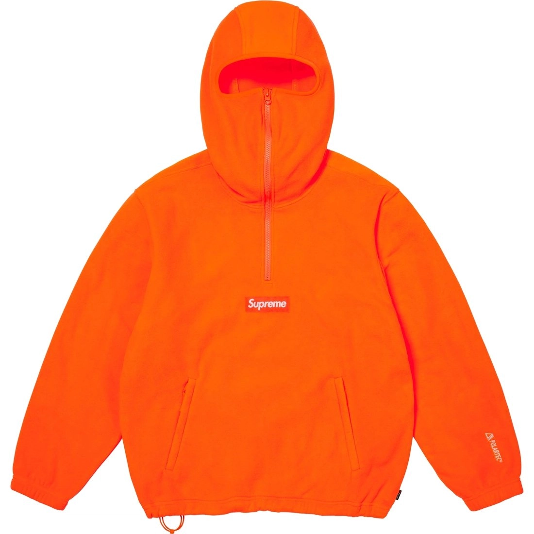 Supreme x Polartec FW24 WEEK14 Facemask Half Zip Hooded Sweatshirt logo