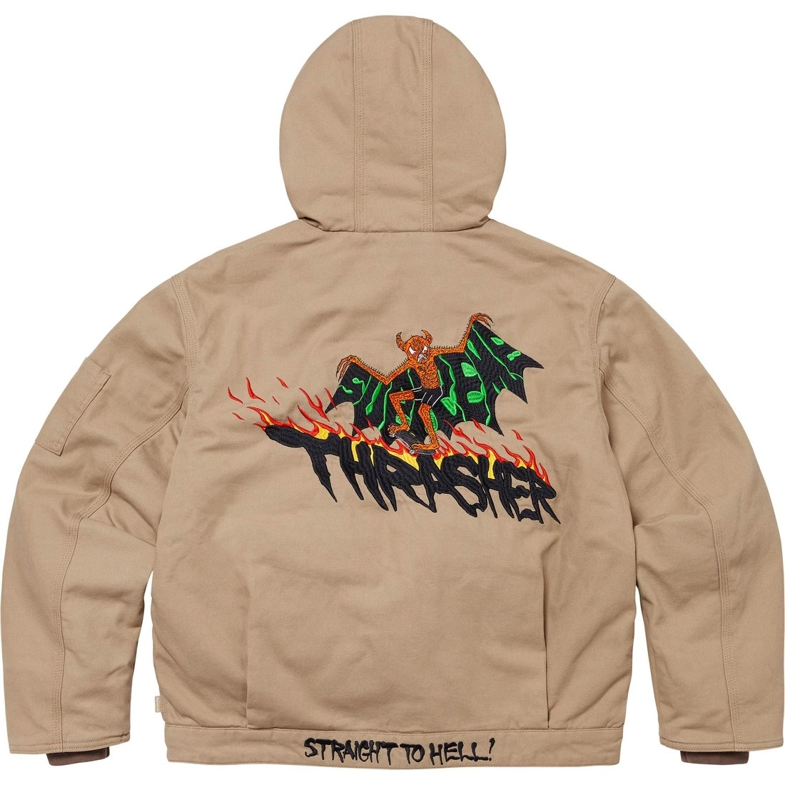 Supreme x THRASHER FW24 WEEK6 Hooded Work Jacket