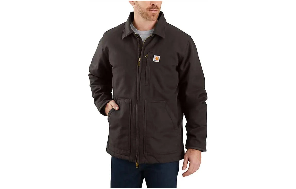 Carhartt 104293 WASHED DUCK SHERPA-LINED COAT -2 LOOSE FIT