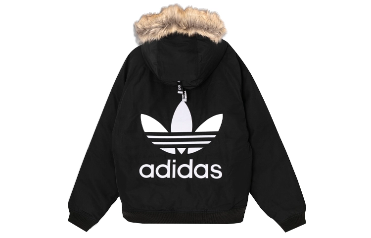 adidas originals Down Fur Bomber Logo