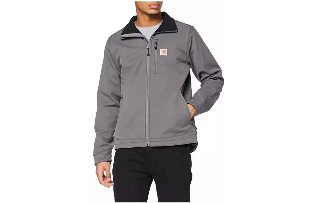Carhartt 102199 RAIN DEFENDER HEAVYWEIGHT SOFTSHELL JACKET Logo 1 RELAXED FIT
