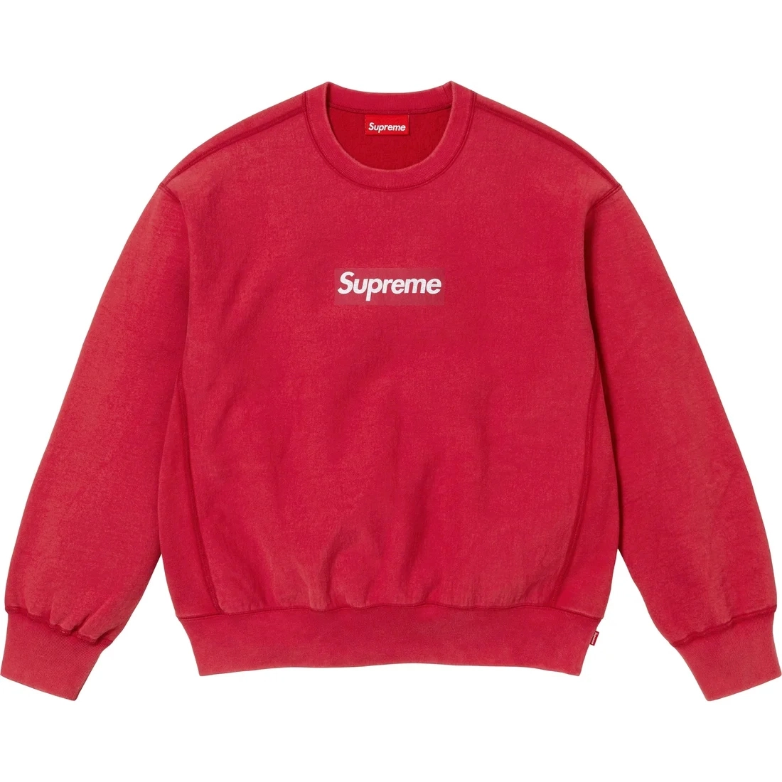Supreme SS25 Washed Box Logo Crewneck logo