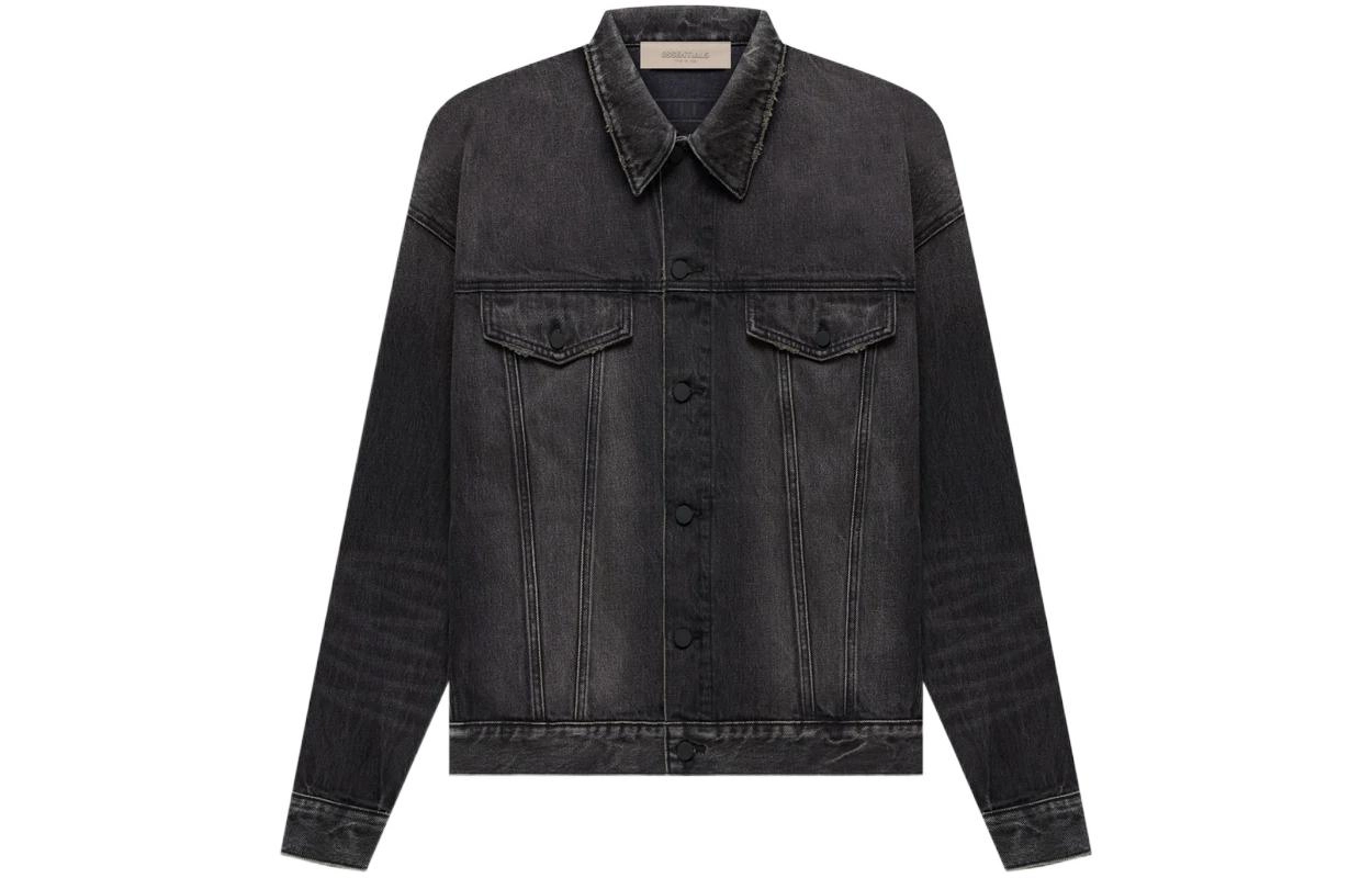 Fear of God Essentials Denim Jacket Black SS22