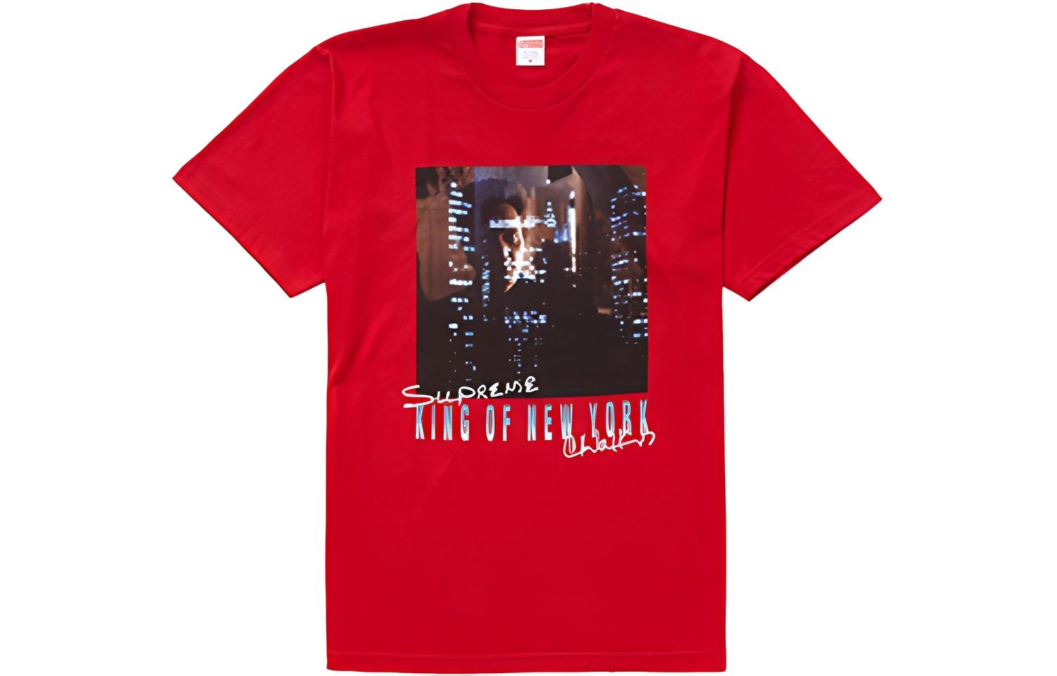Supreme SS19 Christopher Walken King Of New York Tee Red T