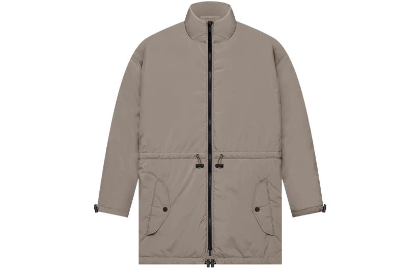 Fear of God Essentials SS22 Storm Jacket Desert Taupe Logo