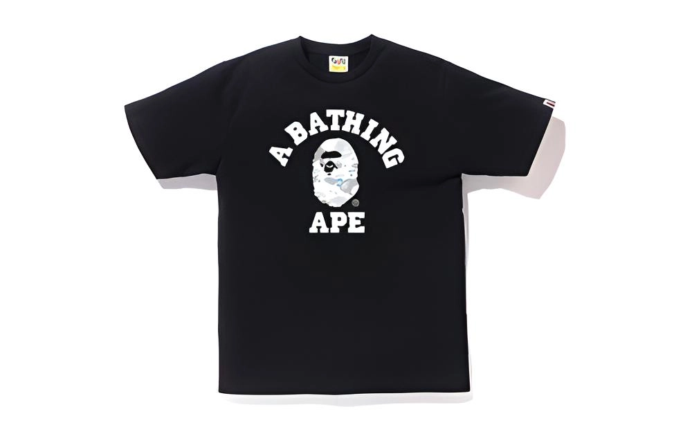 A BATHING APE Space Camo College TeeT
