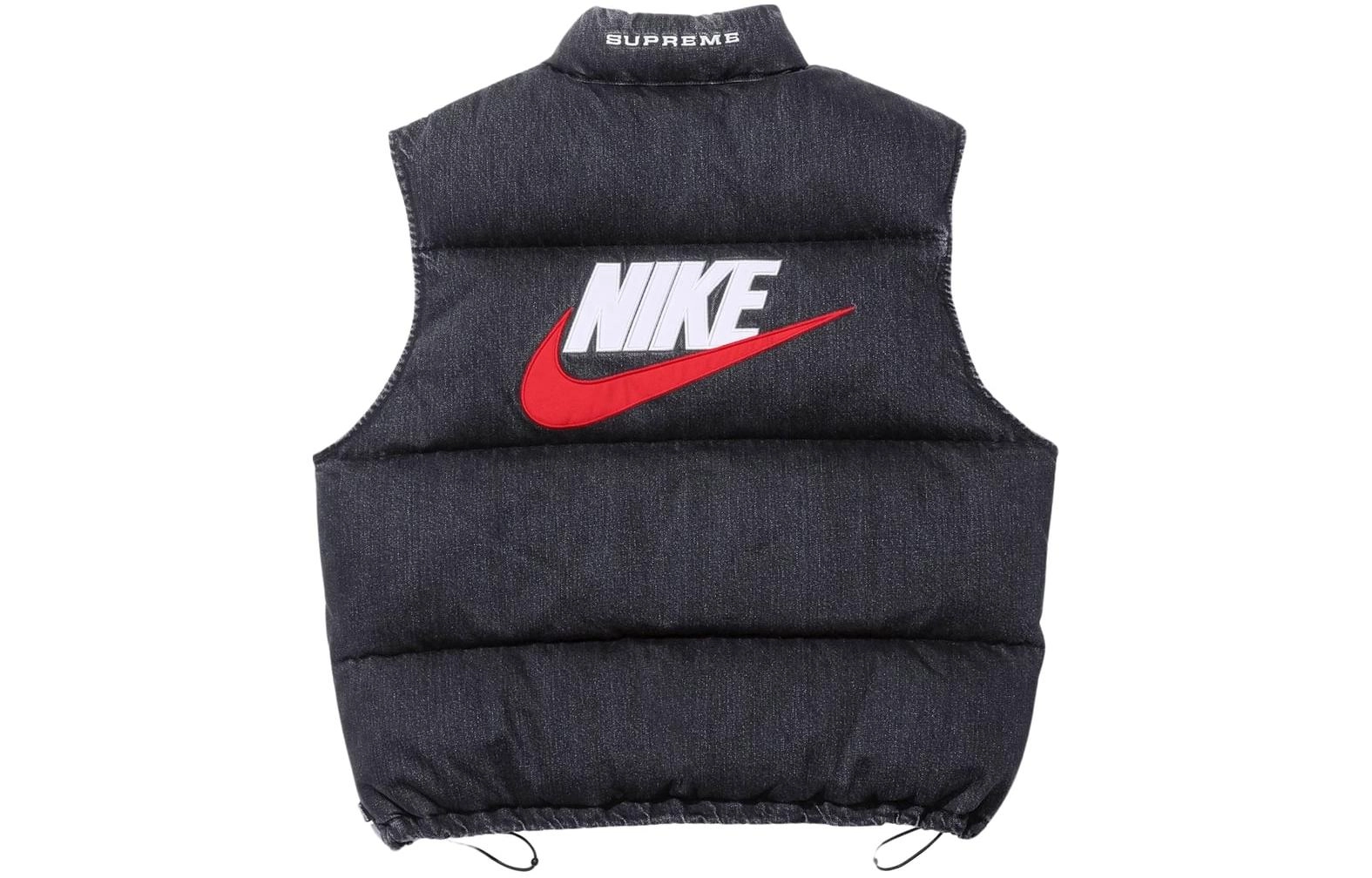 Supreme x Nike SS24 WEEK10 DENIM PUFFER VEST