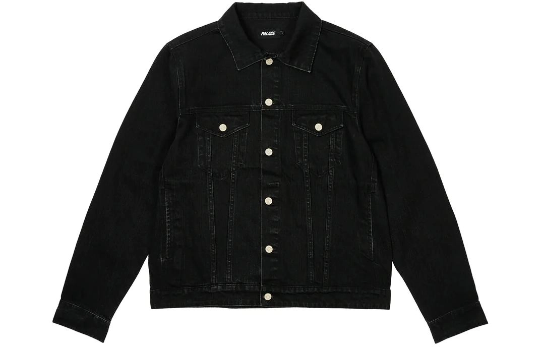 PALACE SS24 TYPE P JACKET BLACK STONE WASH