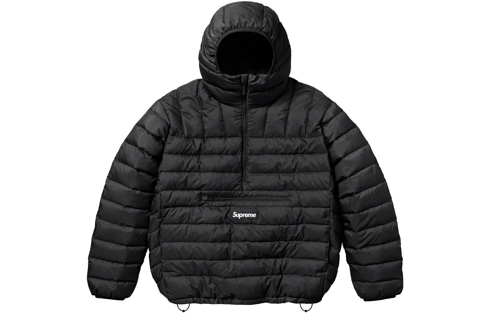 Supreme FW23 WEEK7 MICRO DOWN HALF ZIP HOODED PULLOVER