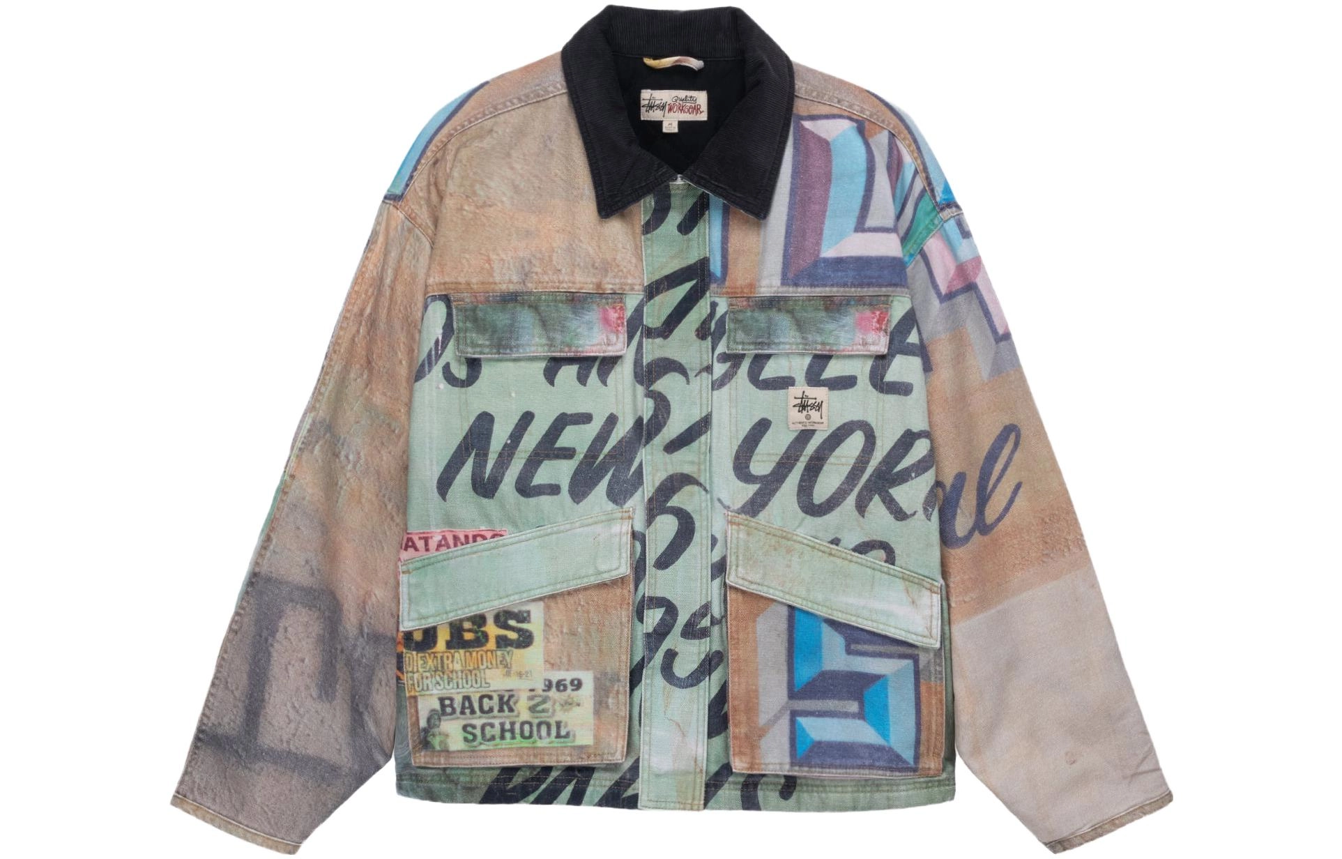 Stussy Shop Jacket Alfonso Canvas Multi