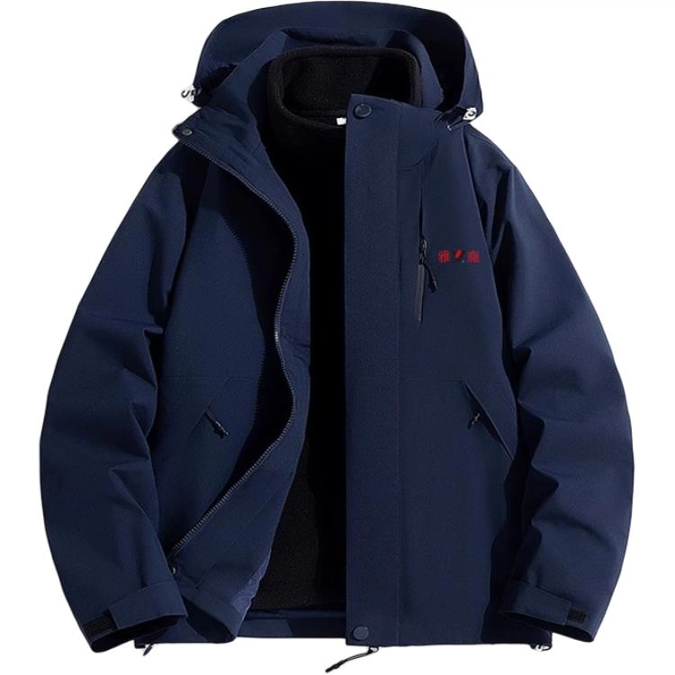 雅鹿  三防三合一进藏徒步爬山户外登山服  防水防风防紫外线透气耐磨保暖速干超轻防虫防静电防泼水防寒防雨冲锋衣 男女同款