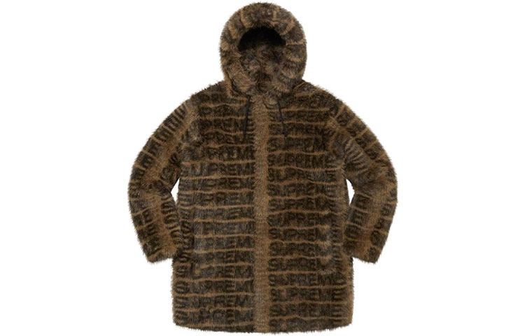 Supreme SS22 Week 1 Faux Fur Hooded Coat