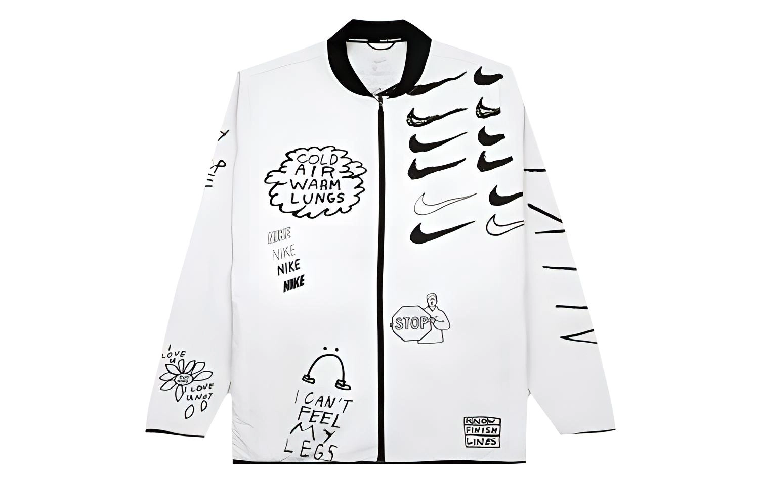 Nike Run Nathan Bell Running JacketLogo