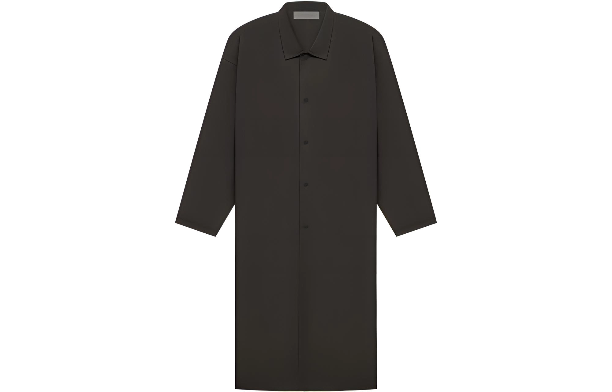 Fear of God Essentials FW22 Long Coat Off Black