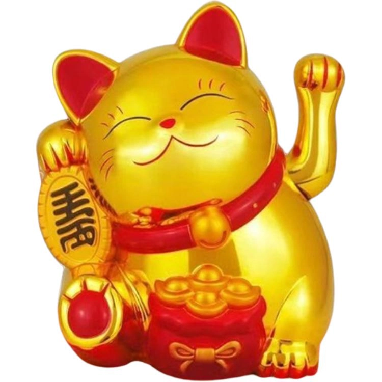 蒙柯 开运招财猫电池款电动摇手可爱 玩具