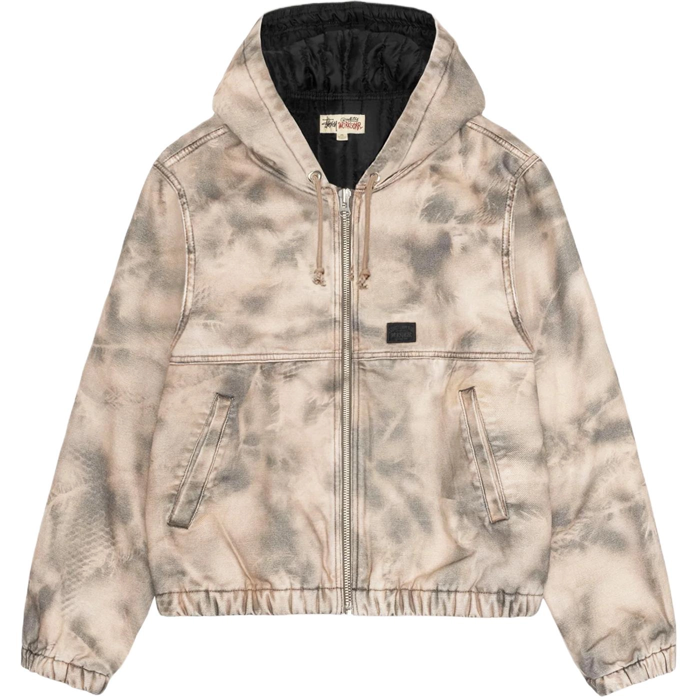 Stussy FW24 WORK JACKET STENPAT CAMO logo