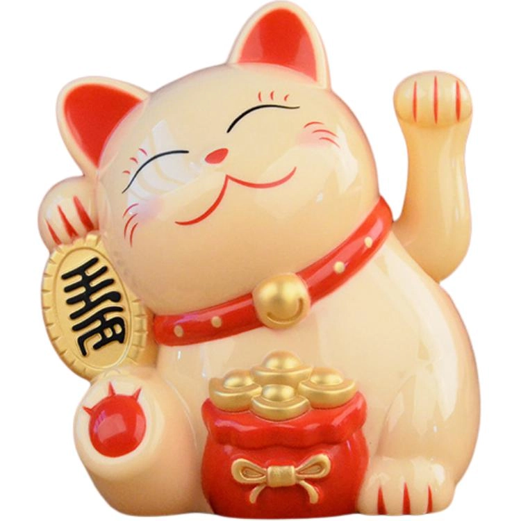 蒙柯 开运招财猫电池款电动摇手可爱 玩具