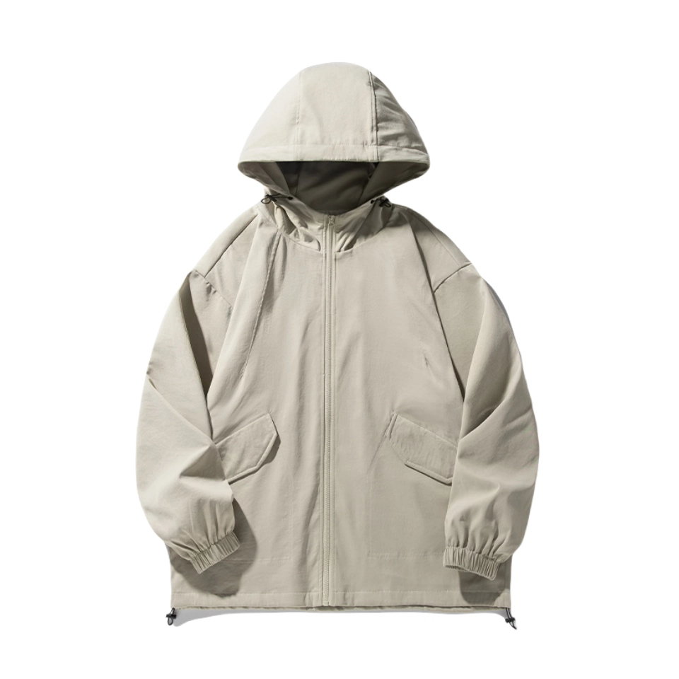 浪莎  户外外套潮流宽松机能工装连帽夹克登山衣服  防水防风透气冲锋衣 男女同款