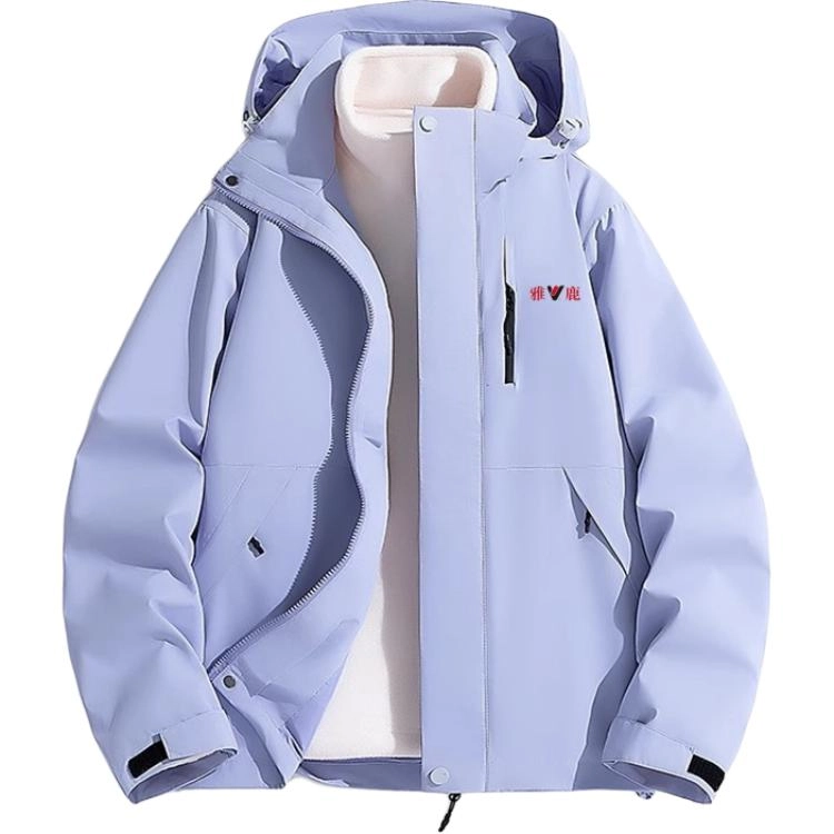 雅鹿  三防三合一进藏徒步爬山户外登山服  防水防风防紫外线透气耐磨保暖速干超轻防虫防静电防泼水防寒防雨冲锋衣 男女同款