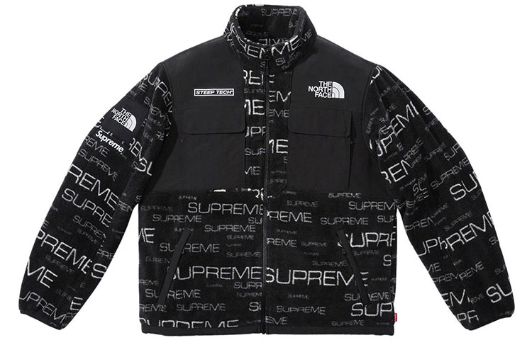 Supreme Week 9 x The North Face FW21 TNF Steep Tech Fleece Jacket Logo