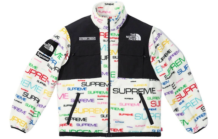 Supreme Week 9 x The North Face FW21 TNF Steep Tech Fleece Jacket Logo