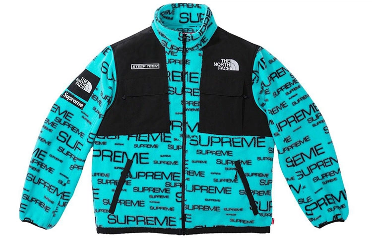 Supreme Week 9 x The North Face FW21 TNF Steep Tech Fleece Jacket Logo