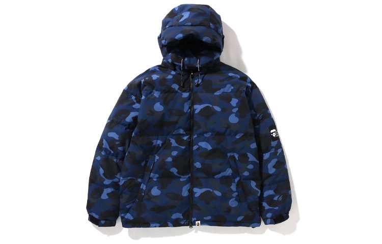 A BATHING APE FW22 Color Camo Relaxed Fit Down Jacket
