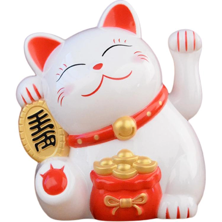 蒙柯 开运招财猫电池款电动摇手可爱 玩具