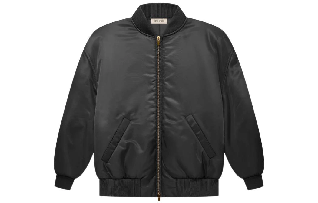 Fear of God FW22 Nylon Twill Bomber Black