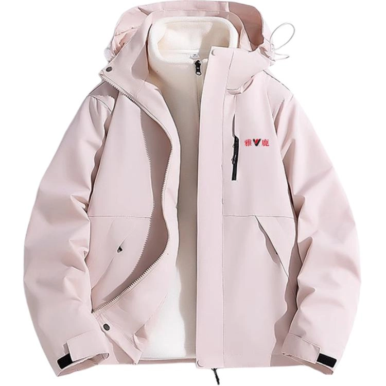 雅鹿  三防三合一进藏徒步爬山户外登山服  防水防风防紫外线透气耐磨保暖速干超轻防虫防静电防泼水防寒防雨冲锋衣 男女同款