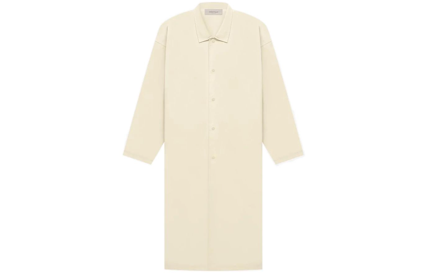 Fear of God Essentials FW22 Long Coat Egg shell