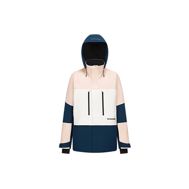 波司登 运动户外滑雪防风防水透气撞色连帽羽绒服 男女同款