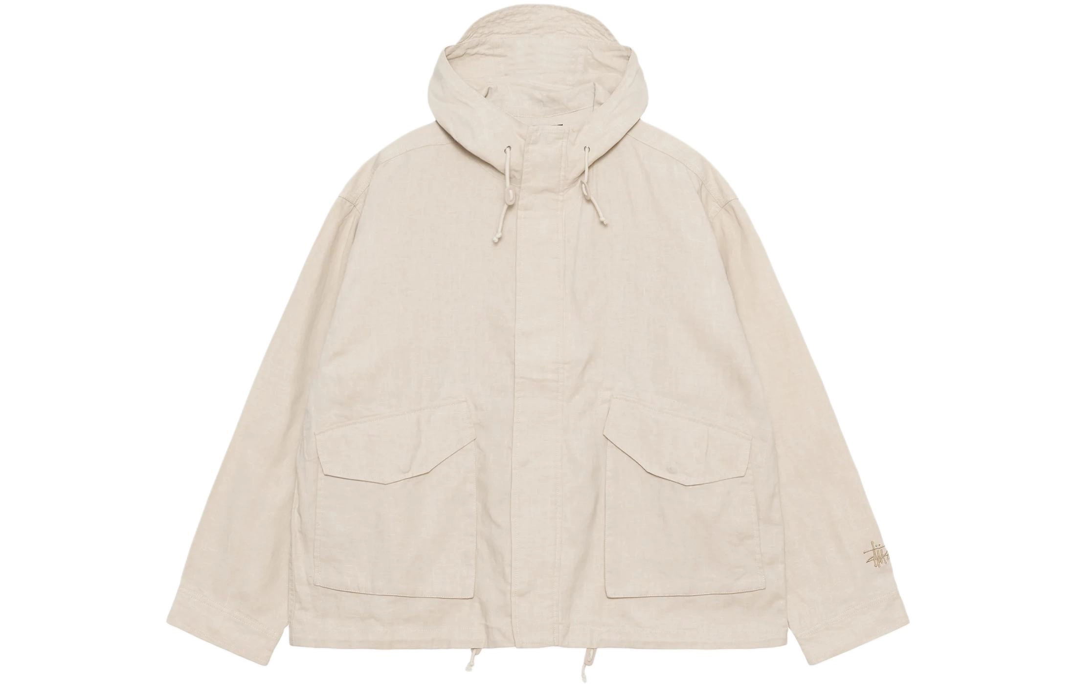 Stussy Short Parka Waxed Linen