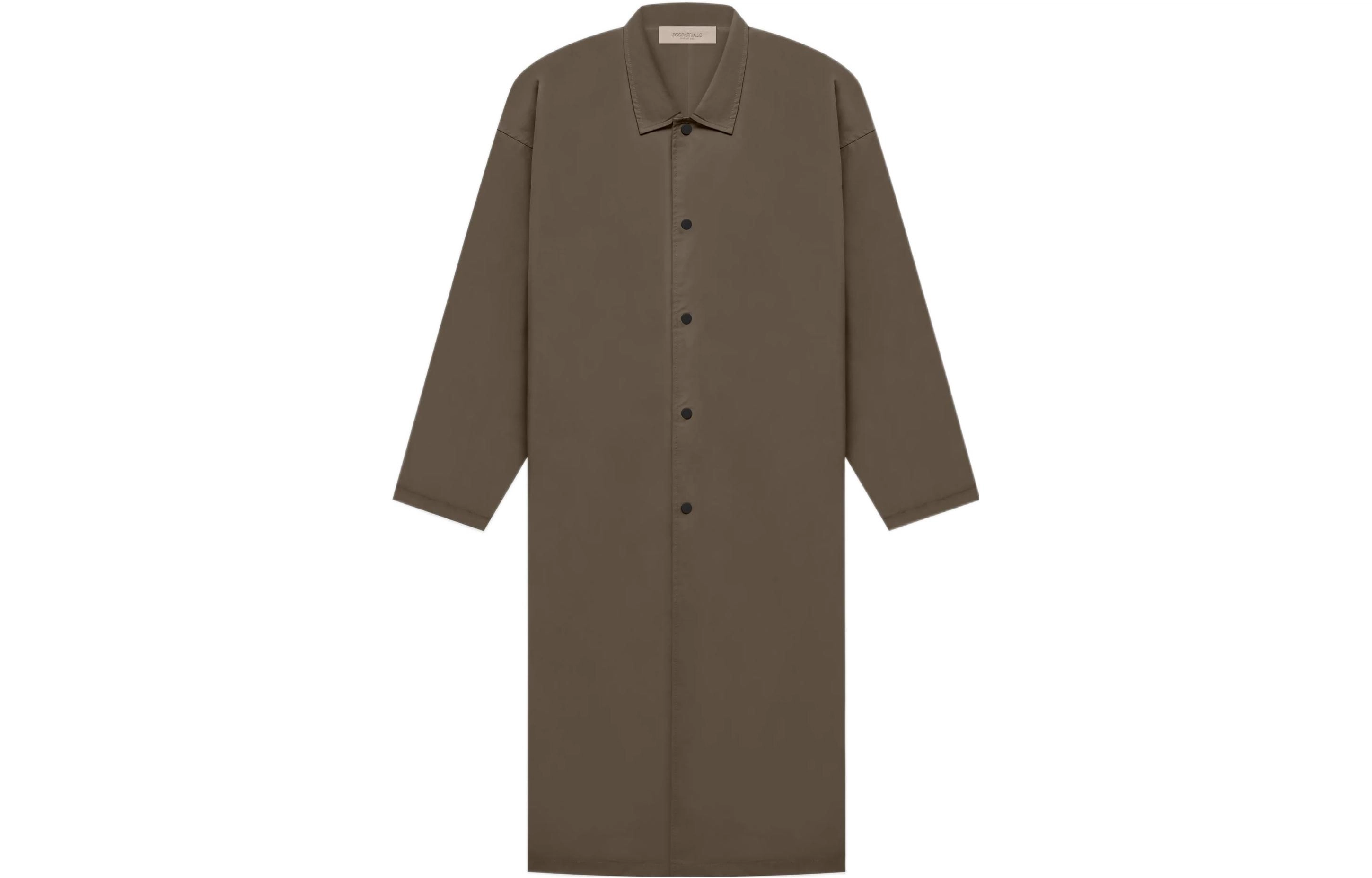 Fear of God Essentials FW22 Long Coat Wood
