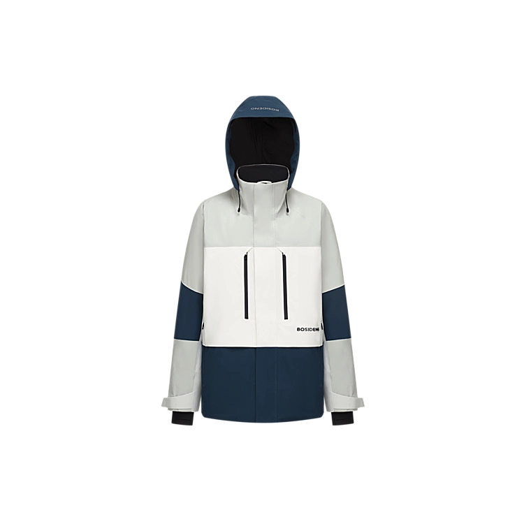波司登 运动户外滑雪防风防水透气撞色连帽羽绒服 男女同款