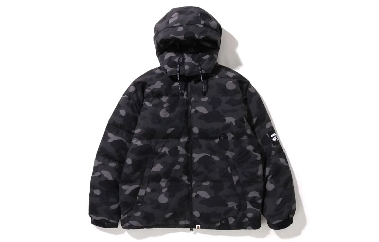 A BATHING APE FW22 Color Camo Relaxed Fit Down Jacket